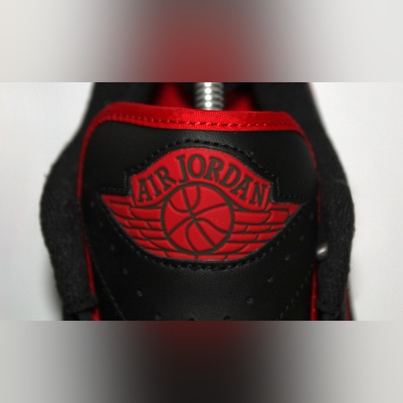 Jordan Air Jordan 2 Retro Low Black Fire Red Low-top basketball shoes DV9956-006 - Picture 9 of 10